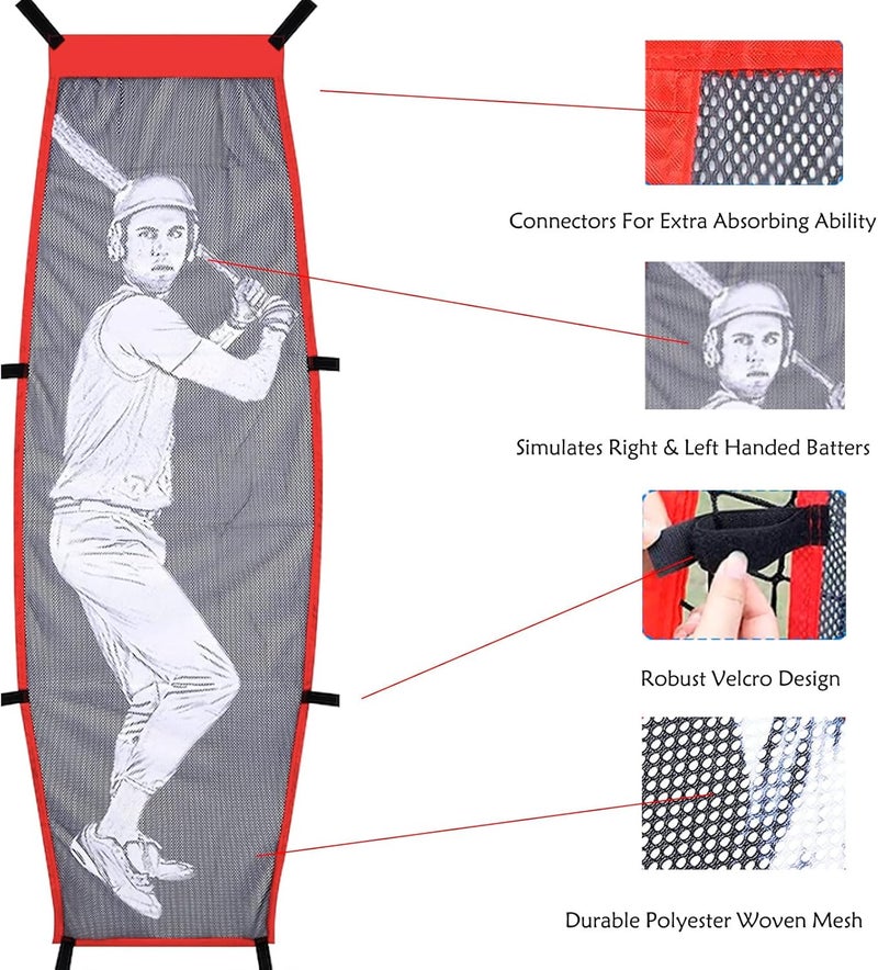 Supvision Baseball and Softball Pitching Dummy Batter Training Mannequin Pitching Target Pitching Softball Pitching Tools Aid for Improved Accuracy - Image 5